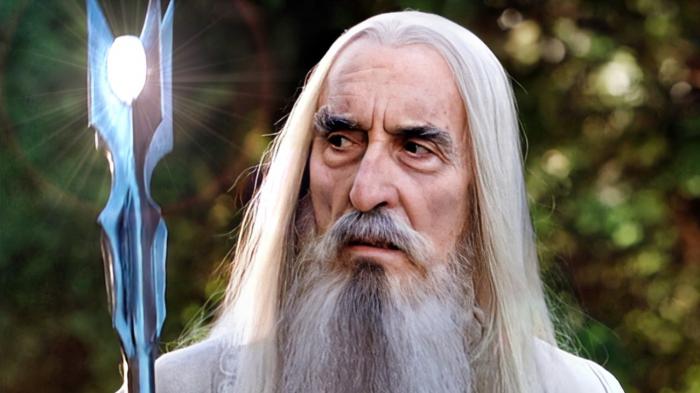 lotr christpher Lee Saruman 