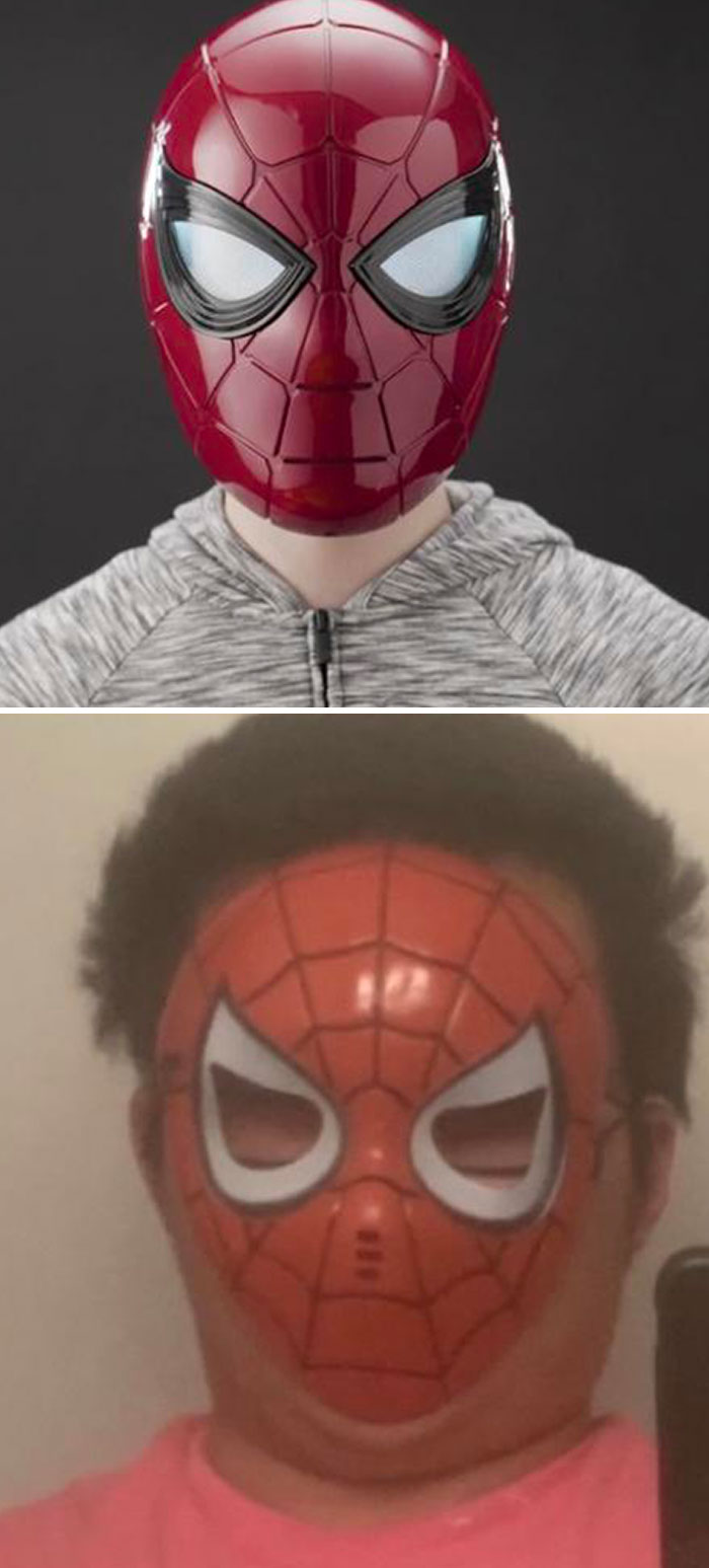 Un masque spiderman pour enfant