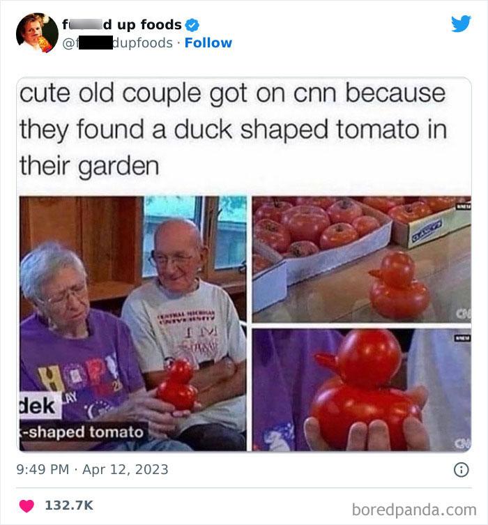 une tomate en forme de sextoy