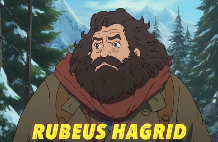 Rubeus Hagris en version anime