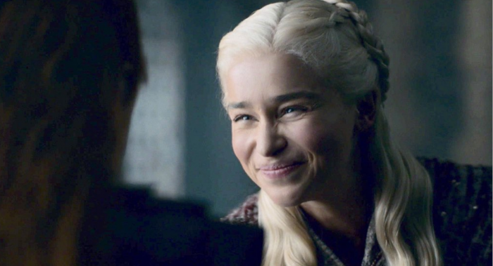 game of throne daenerys smile