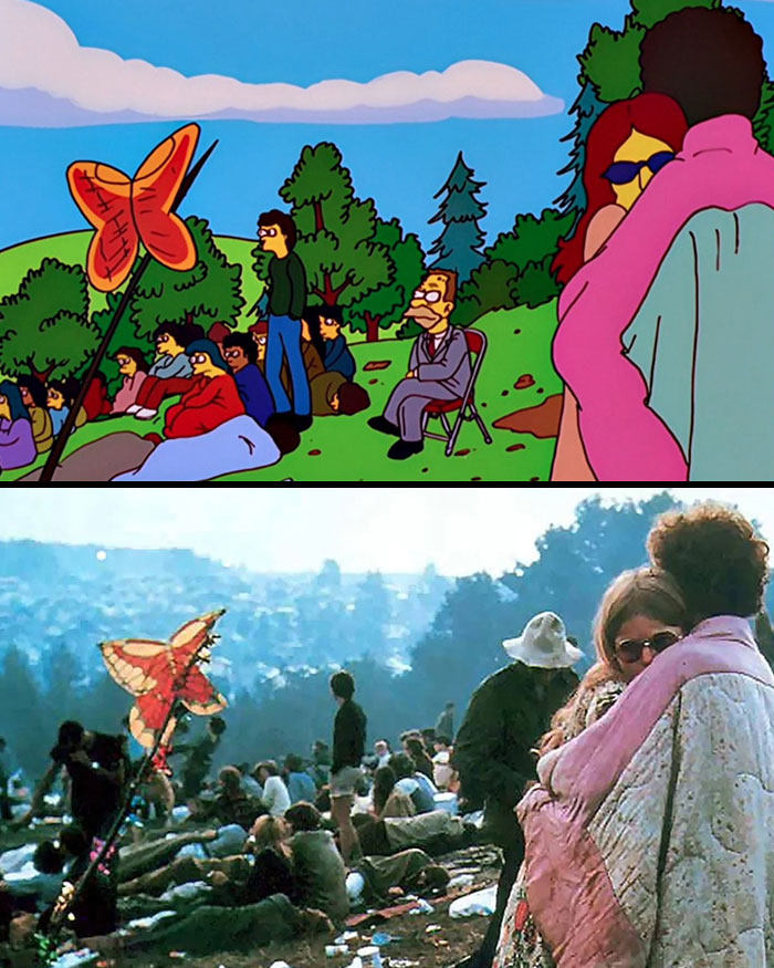 Les Simpsons Woodstock 