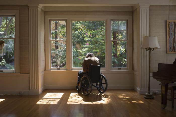 la solitude du fauteuil roulant