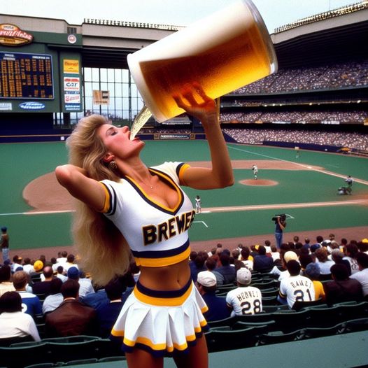 une femme avec une bière