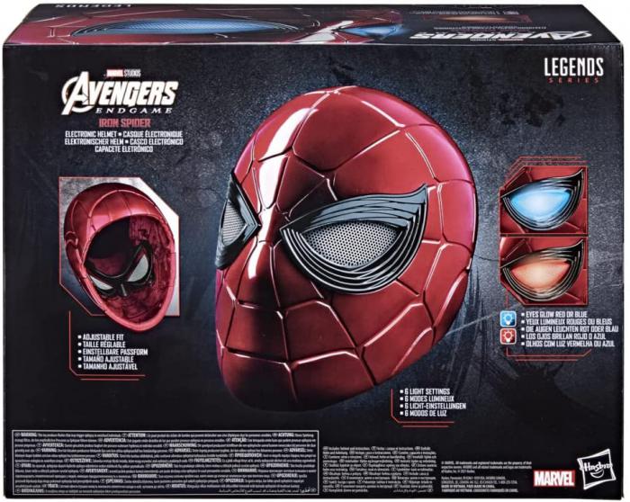 Masque électronique Spiderman pour adultes et enfants, masque
