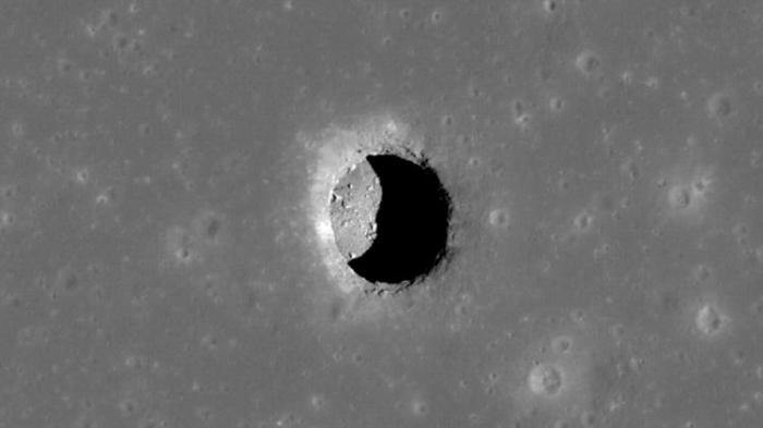 Cavité découverte à la surface de la Lune