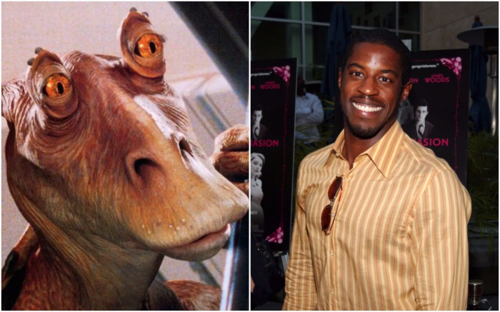 Ahmed Best incarne Jar Jar Binks