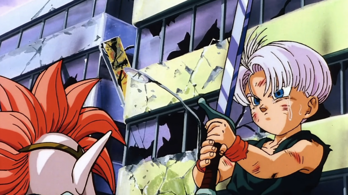tapion give  his sword to trunks