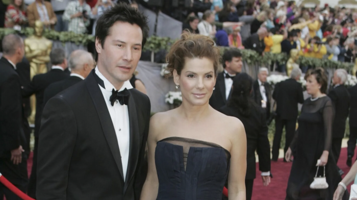 Keanu Reeves and Sandra Bullock