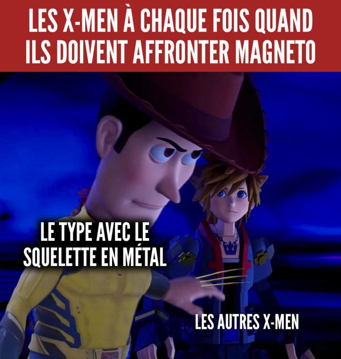 X-Men, Kingdom Hearts, Toy Story