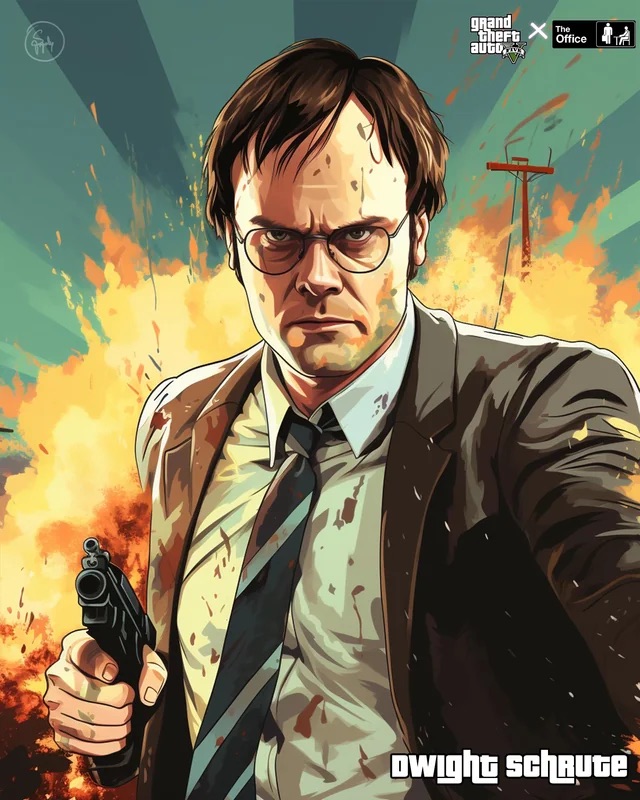 The Office version GTA V Dwight Schrute 