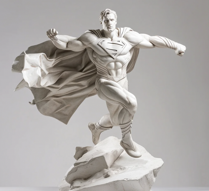 superman sculpture