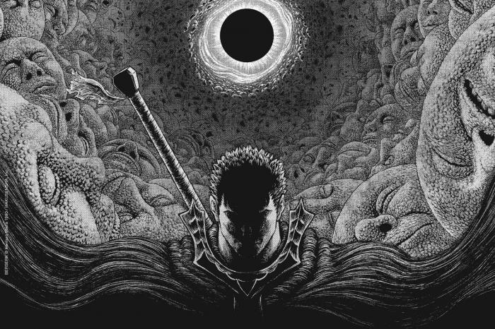 Guts in Berserk manga