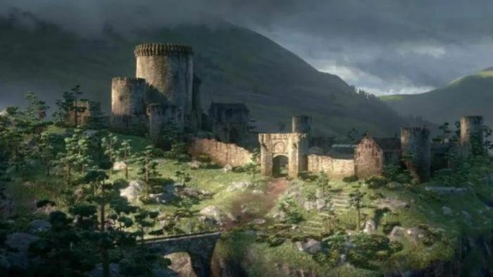 Le château de Dunbroch dans Rebelle