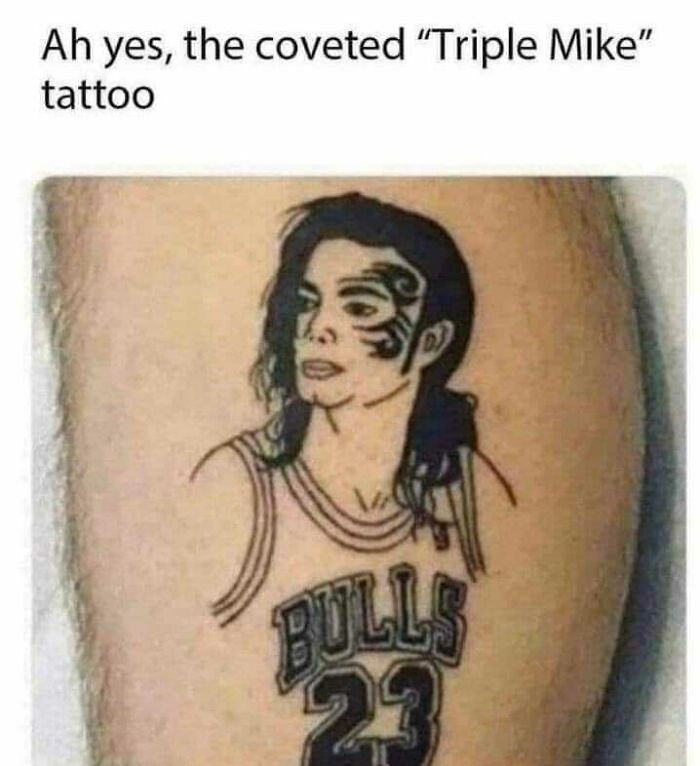 un triple tatouage