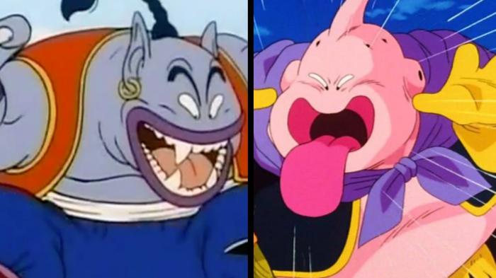 Dr. Slump the Teapot Genie Majin Buu inspiration 