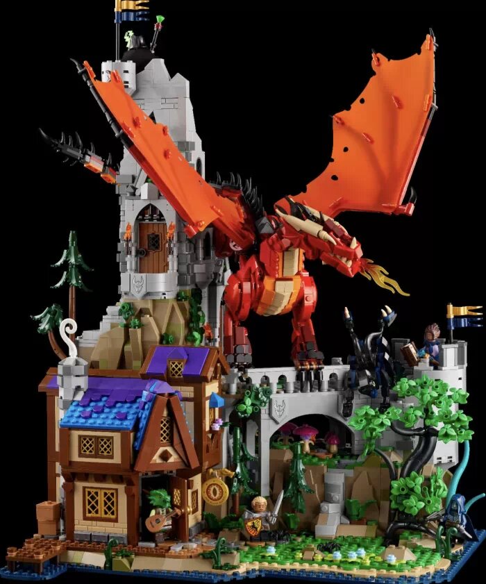lego donjons et dragons red dragon