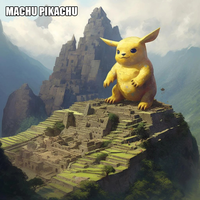 Machu Pikachu (Machu Picchu)