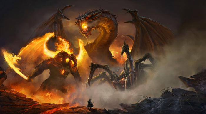 Smaug lotr rise to war