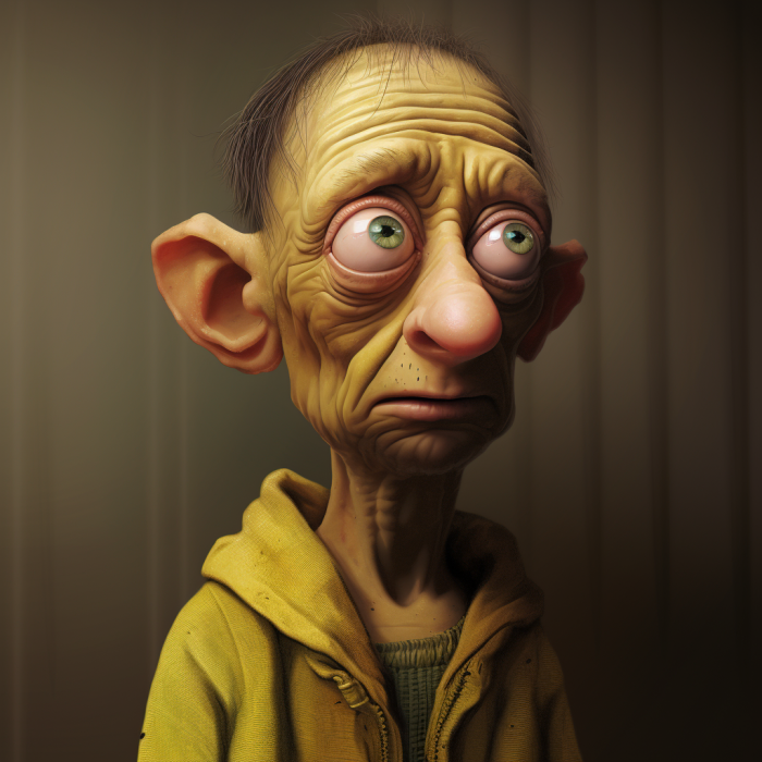 personnage harry potter version simpson dobby
