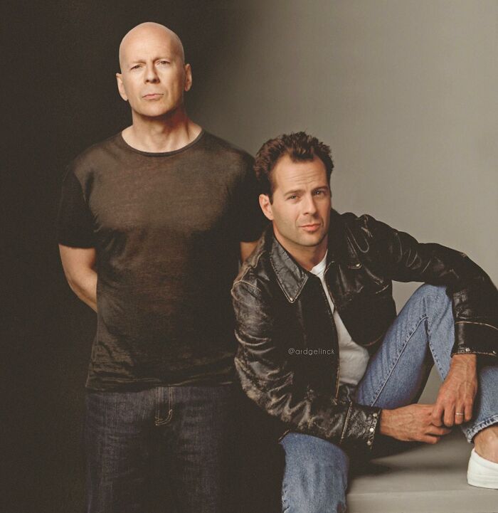 photomontage de Bruce Willis