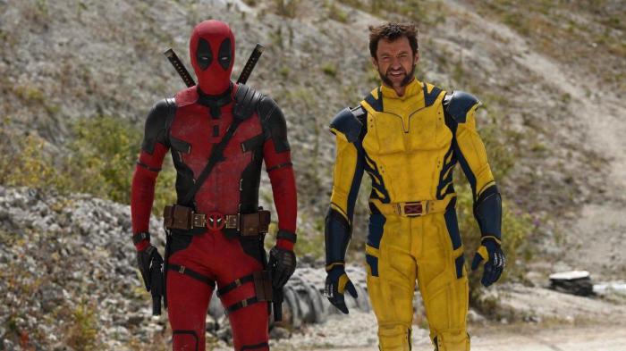 Ryan Reynolds et Hugh Jackman sur le tournage de Deadpool 3