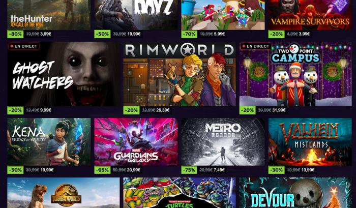 Jeux vidéo : les soldes Steam ont débuté