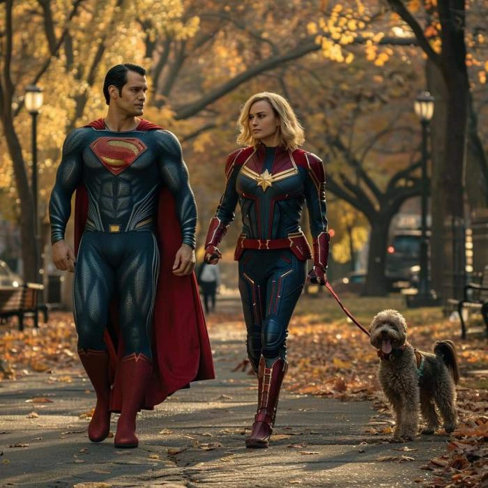 Superman et Captain Marvel