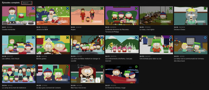 South Park sur Paramount+