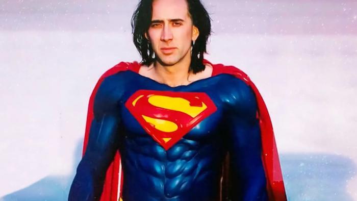 Nicolas Cage devait jouer le super-héros dans le film Superman Lives de Tim Burton.