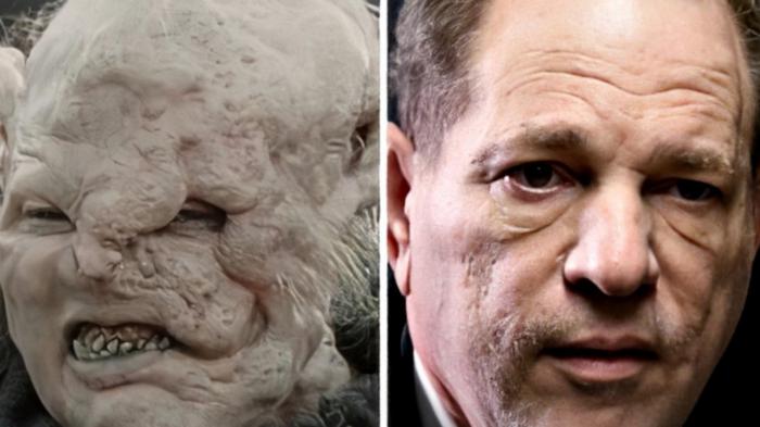 lotr return of the king movie harvey weinstein model for  gothmog