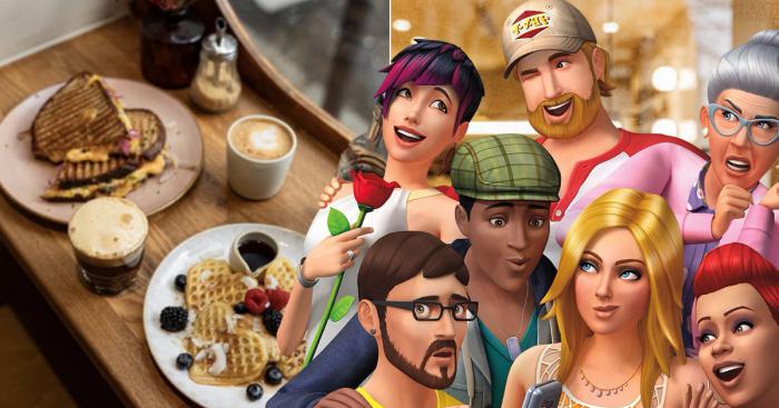 Ce café parisien vous propose les plats emblématiques des Sims à sa carte