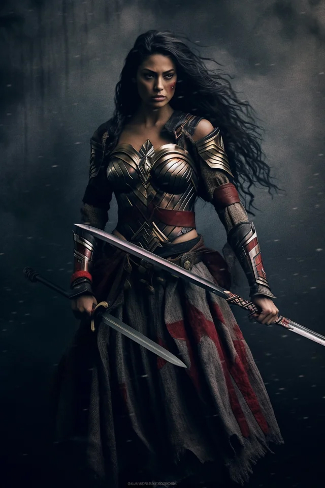 Wonderwoman en version Samurai