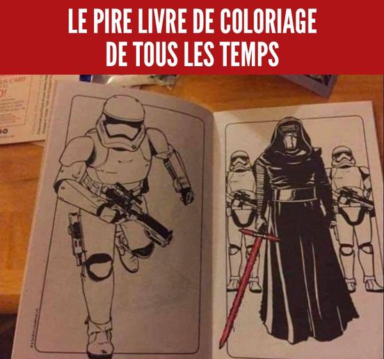 Livre de coloriage Star Wars