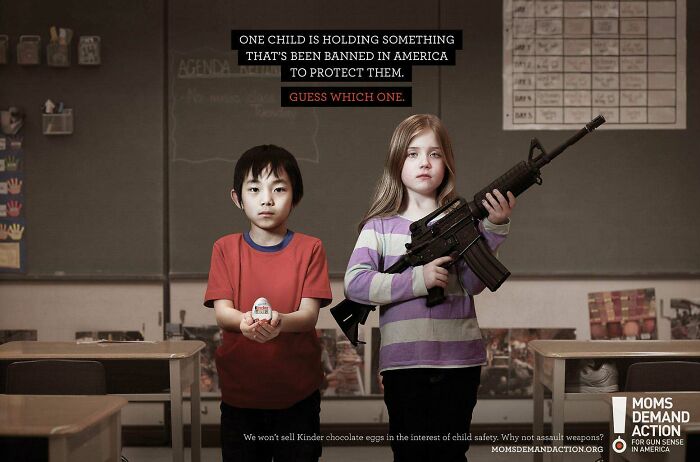 publicité contre les armes 