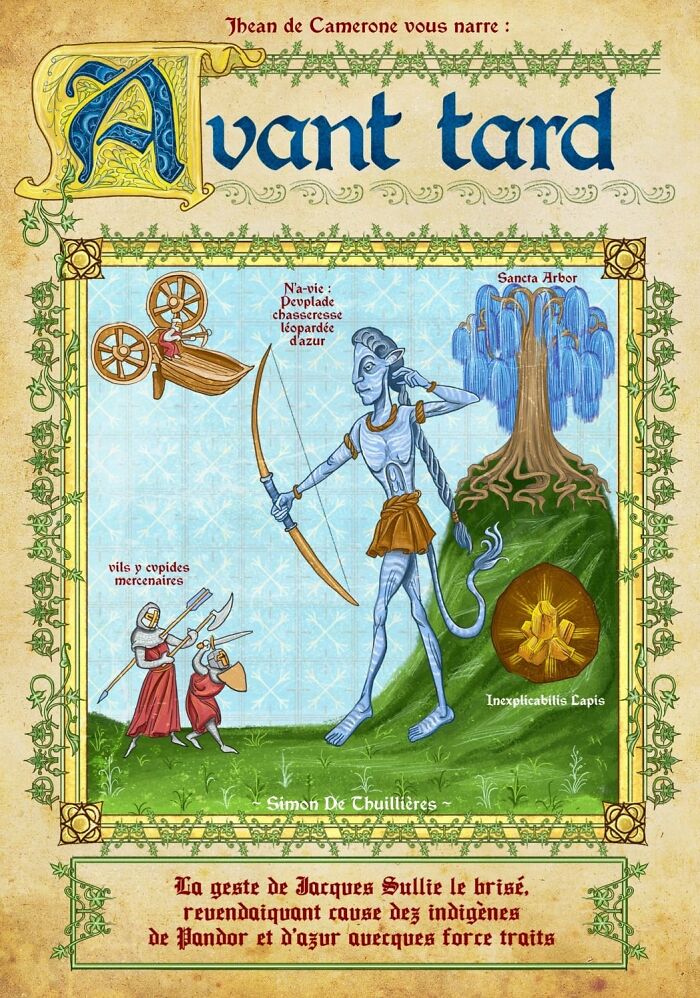 Affiche médiévale Avatar