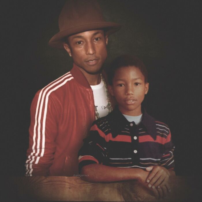 photomontage de Pharrell Williams