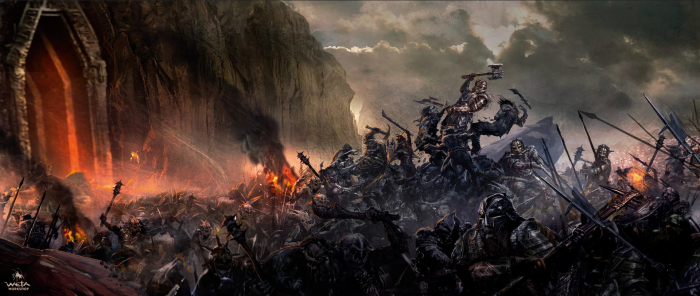 battle of the five armies concept art