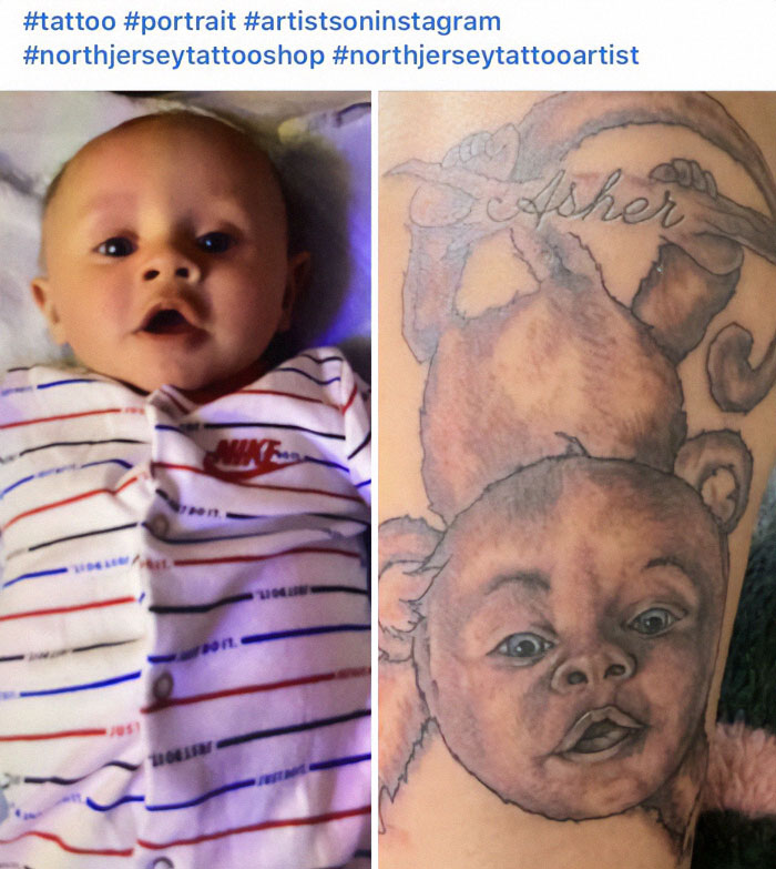 un tatouage de bébé