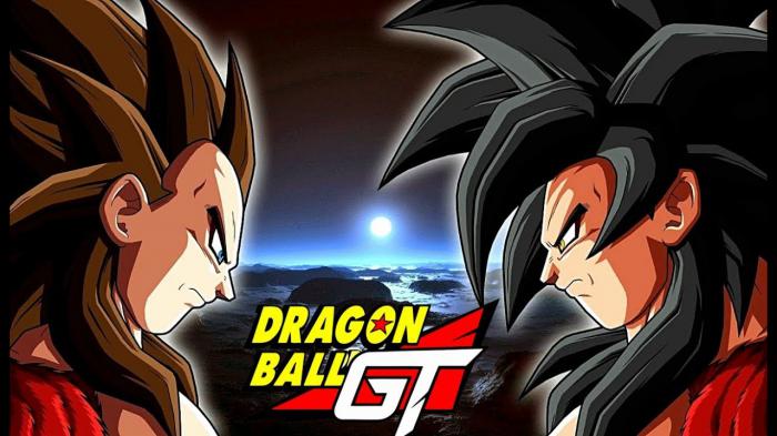 Vegeta et Goku dans Dragon Ball GT