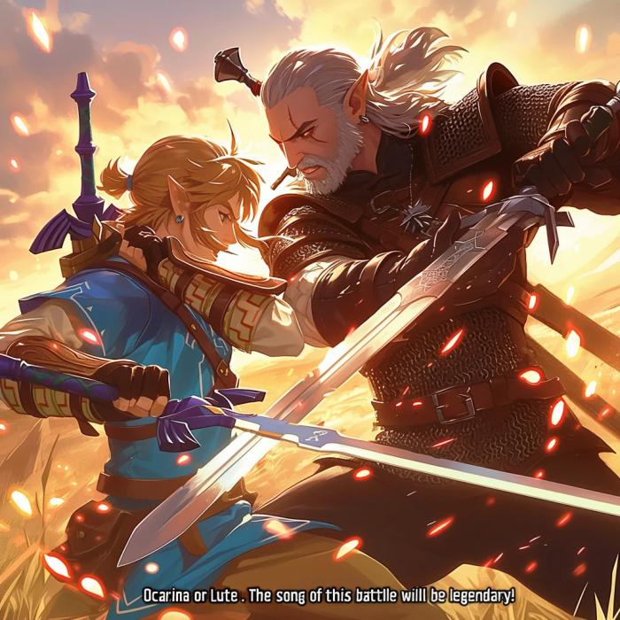 Geralt vs Link