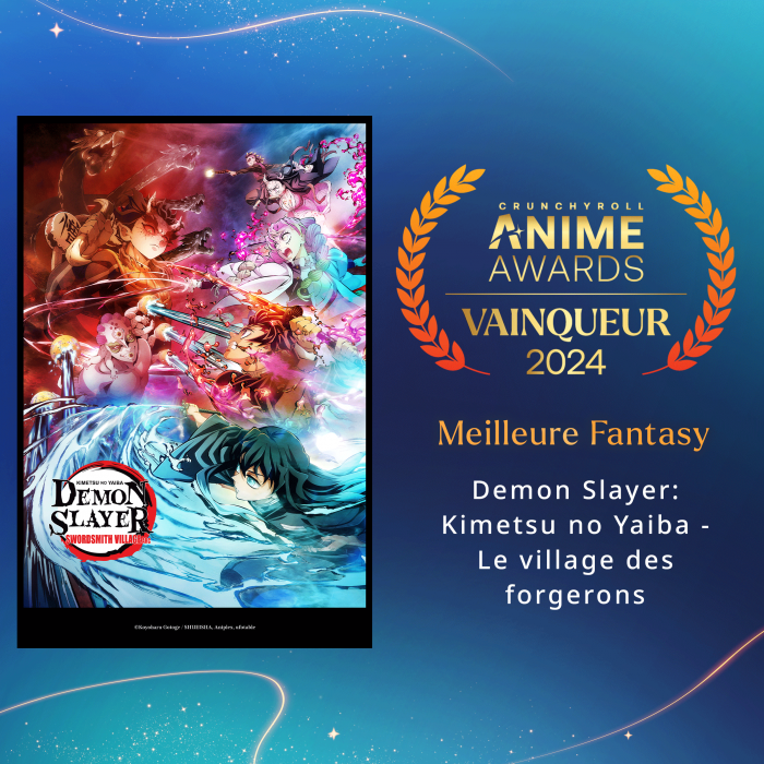 crunchyroll anime awards 2024 meilleur fantasy