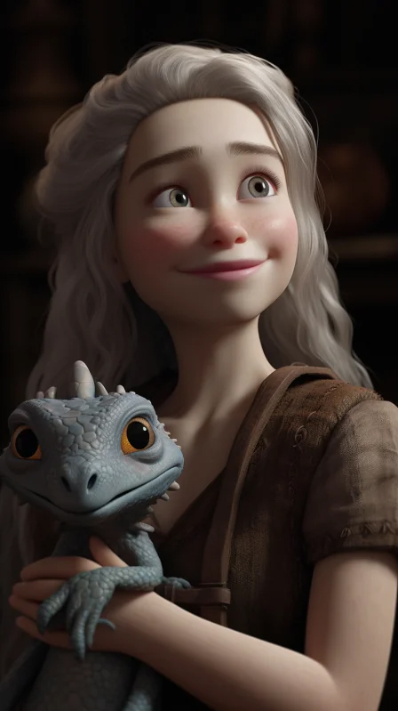 Daenerys en version Pixar