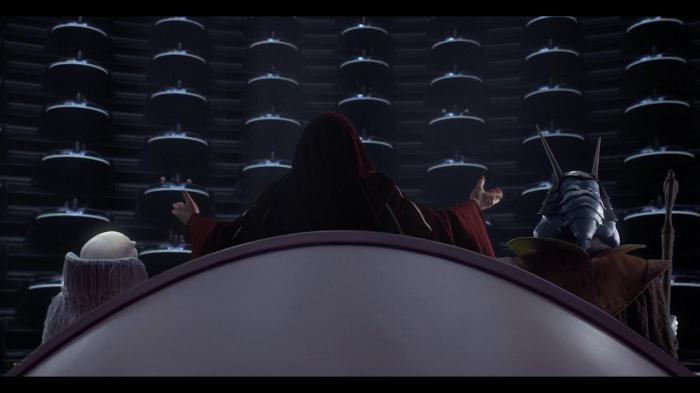 Palpatine au Sénat