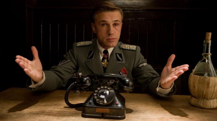 Christoph Waltz a joué le colonel SS Hans Landa dans Inglourious Basterds. 