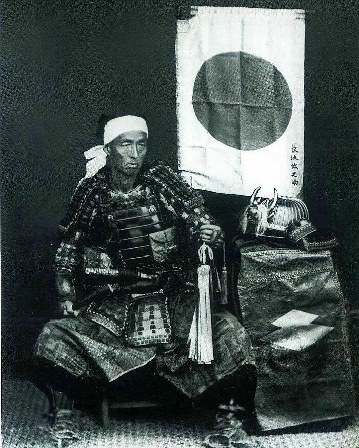 Un samouraï japonais dans les années 1870.