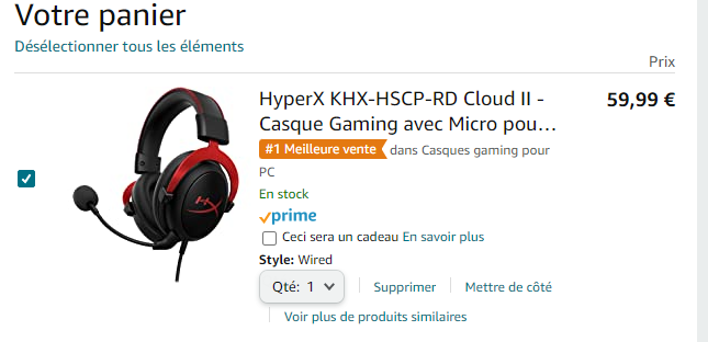 Bon plan] Le casque HyperX Cloud II à 59,99 euros pour les membres