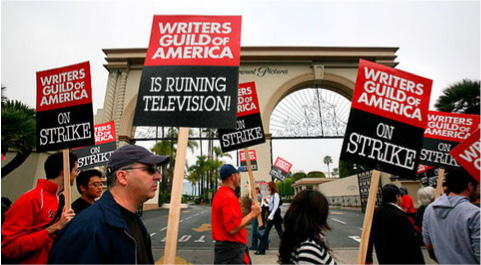 Piquet de grèves des scénaristes américains