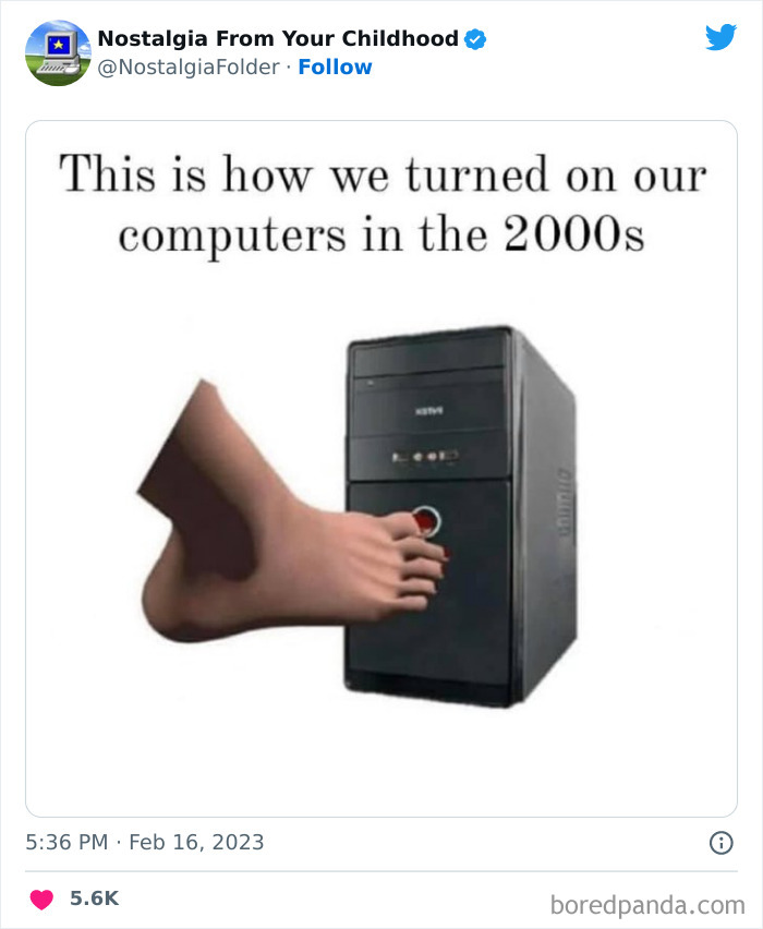 PC fixe des années 2000