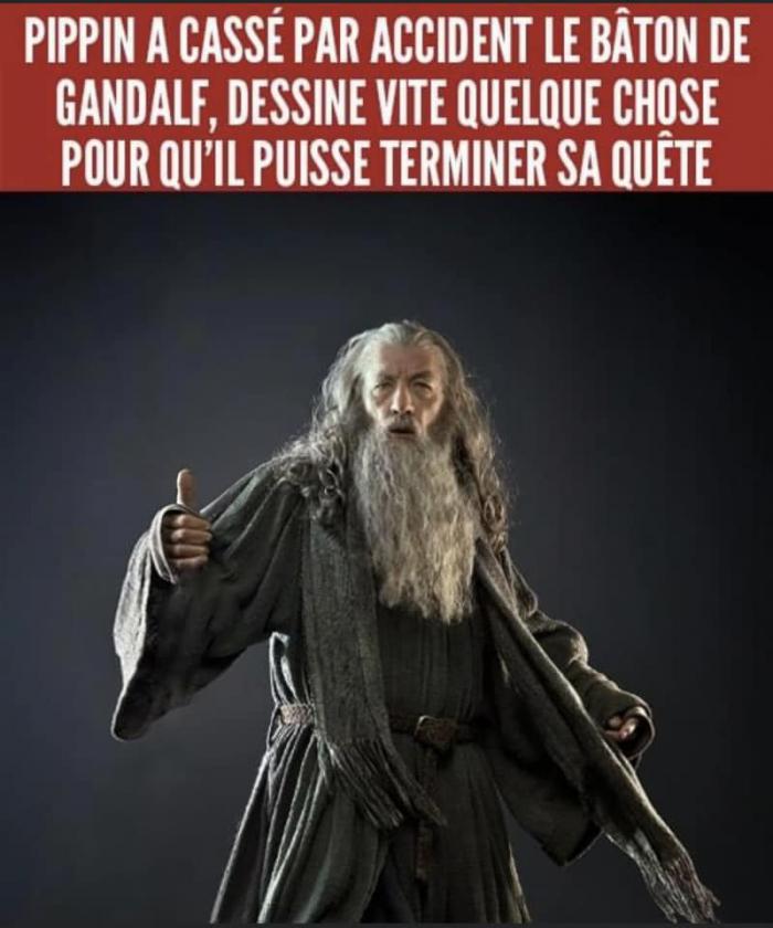 Gandalf qui lève le pouce